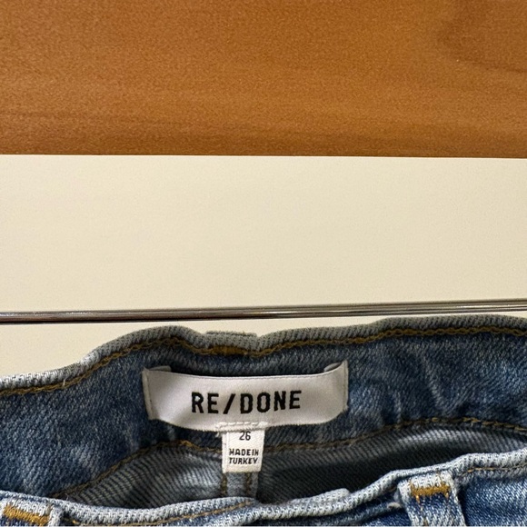 RE/DONE Originals || 70s Bootcut Jeans in Blazed Indigo Light Wash 26 - Picture 4 of 13